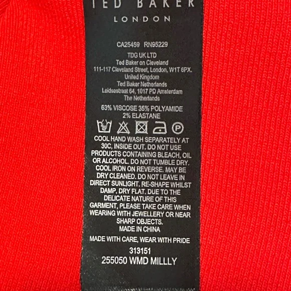 Ted Baker London Milly Sweetheart Sweater Dress NWT - Picture 10 of 15